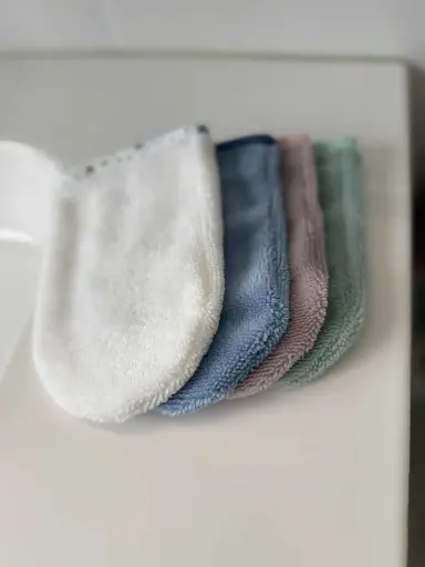 Gant de toilette bébé en polaire de bambou - Certifié OEKO-TEX